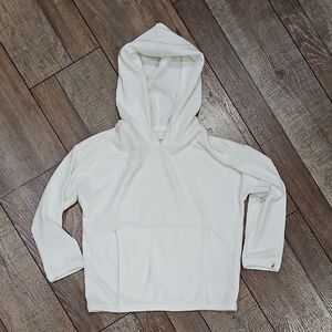 White Cream Hooded Sweatshirt Rayon Easy Peasy 4t Pullover